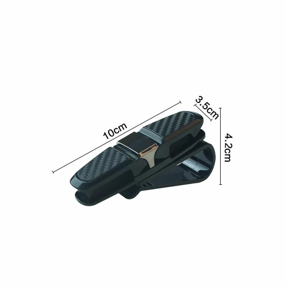 Universal Car Auto Sun Visor Glasses Box Sunglasses Clip Card Ticket Holder Stand Fastener Pen Case Eyeglasses Car Accessories