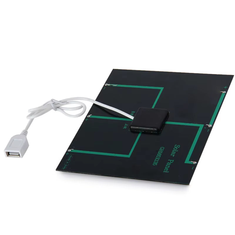 Outdoor Solar Charger Portable Universal Mobile Phone Charger Mp3 Mp4 Small Fan for Survival Camping Hiking Emergency Kit