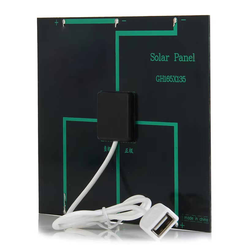 Outdoor Solar Charger Portable Universal Mobile Phone Charger Mp3 Mp4 Small Fan for Survival Camping Hiking Emergency Kit