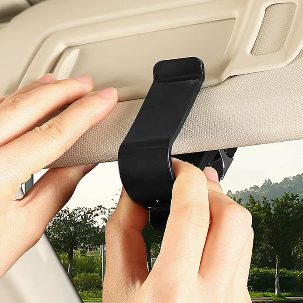 Universal Car Auto Sun Visor Glasses Box Sunglasses Clip Card Ticket Holder Stand Fastener Pen Case Eyeglasses Car Accessories