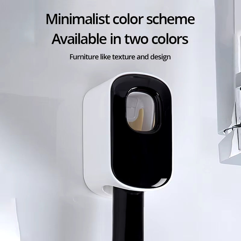1Pc Waterproof Toothpaste Squeezer Automatic Toothpaste Dispenser Wall Mount Bathroom Bathroom Accessories Toothbrush Holder