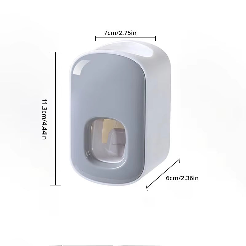1Pc Waterproof Toothpaste Squeezer Automatic Toothpaste Dispenser Wall Mount Bathroom Bathroom Accessories Toothbrush Holder