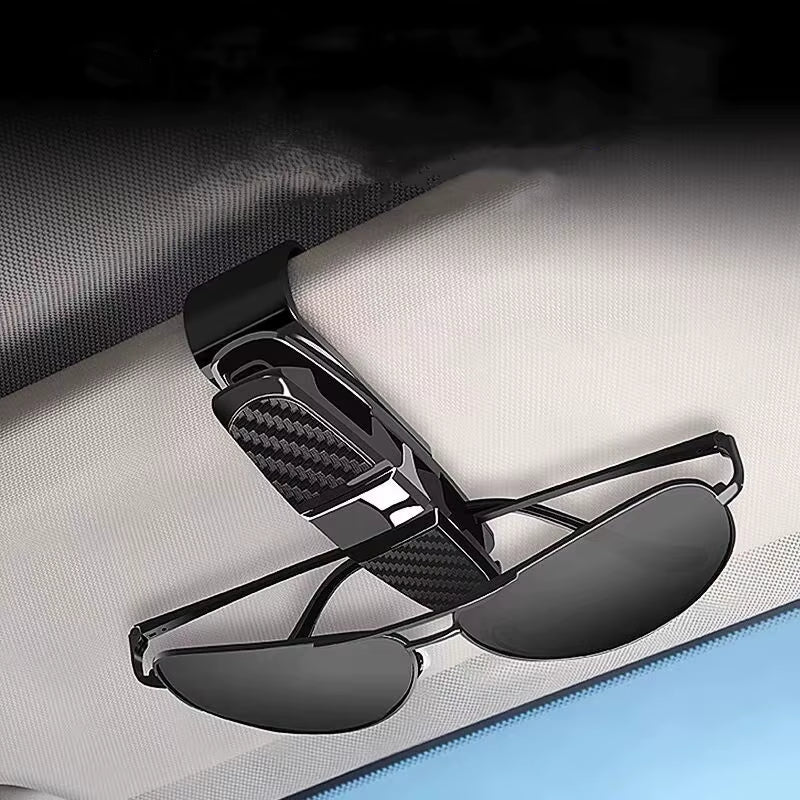 Universal Car Auto Sun Visor Glasses Box Sunglasses Clip Card Ticket Holder Stand Fastener Pen Case Eyeglasses Car Accessories