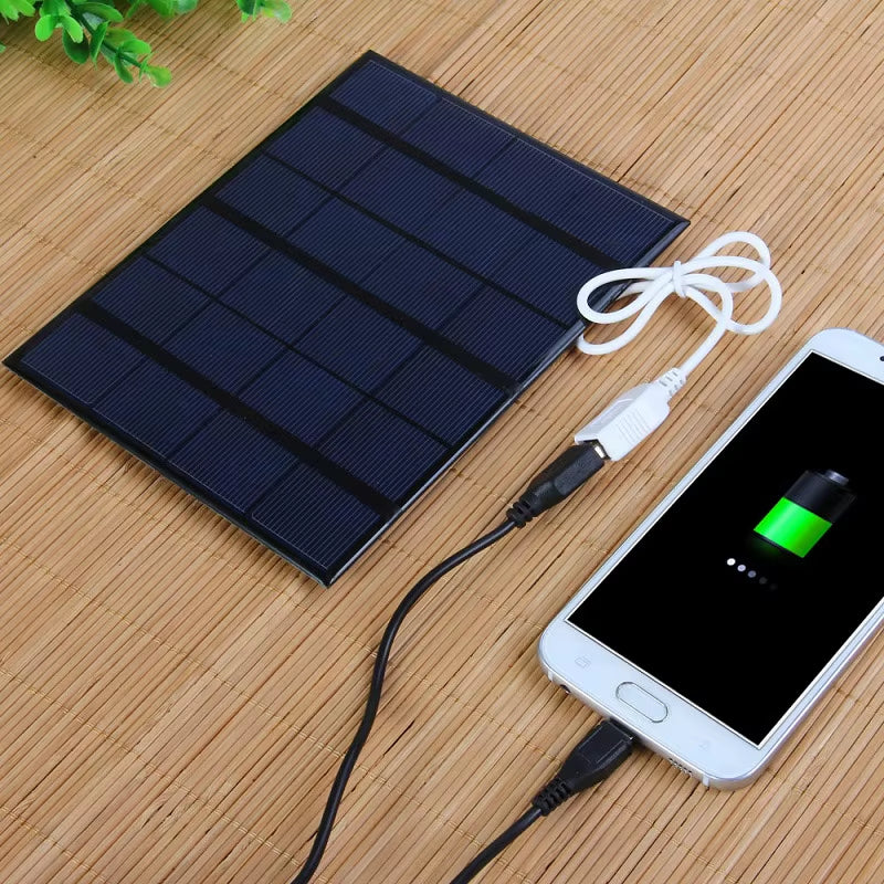 Outdoor Solar Charger Portable Universal Mobile Phone Charger Mp3 Mp4 Small Fan for Survival Camping Hiking Emergency Kit