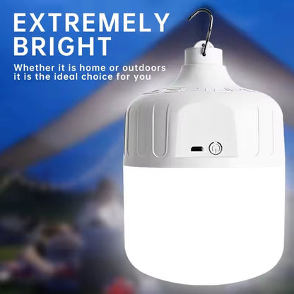 LED Lamp Bulbs Outdoor USB Rechargeable High Brightness Emergency Light Hook up Camping Fishing Portable Lantern Night Lights