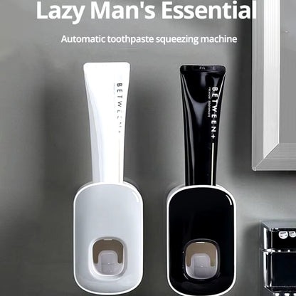 1Pc Waterproof Toothpaste Squeezer Automatic Toothpaste Dispenser Wall Mount Bathroom Bathroom Accessories Toothbrush Holder